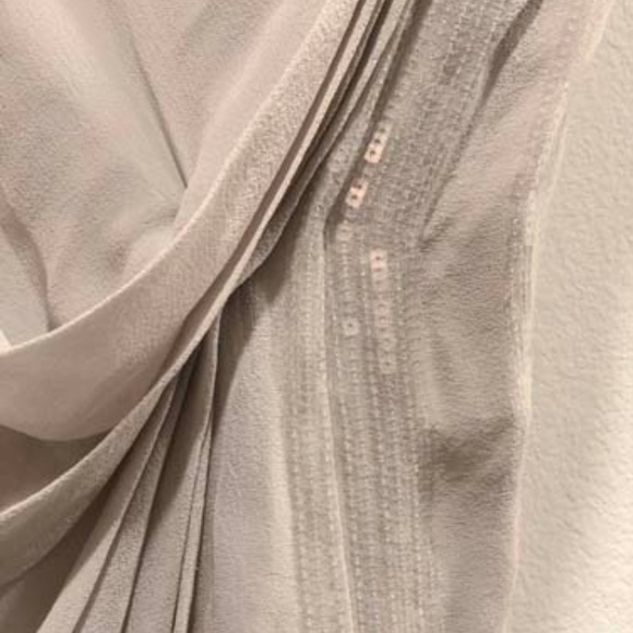 Max Studio Asymmetrical Cream Dress - Picture 7 of 7